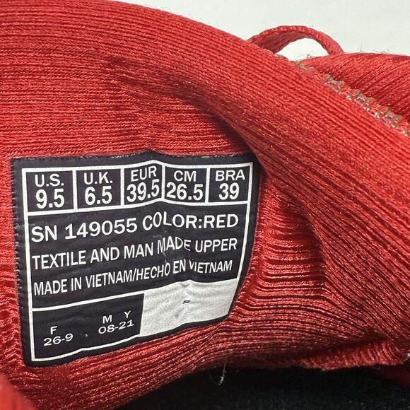 Skechers Arch Fit Vivid Memory Sneakers Womens 9.5 Red Mesh Walking Shoes - Picture 12 of 16